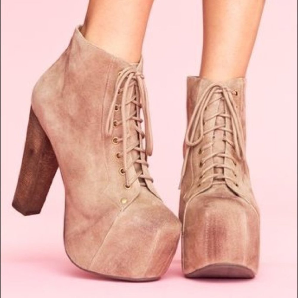 Jeffrey Campbell Suede Lita Boots